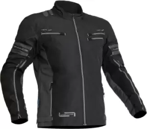 Lindstrands Lysvik Waterproof Motorcycle Textile Jacket, black, Size 58, black, Size 58