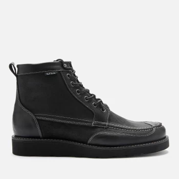Paul Smith Mens Tufnel Suede Lace Up Boots - Black - UK 7