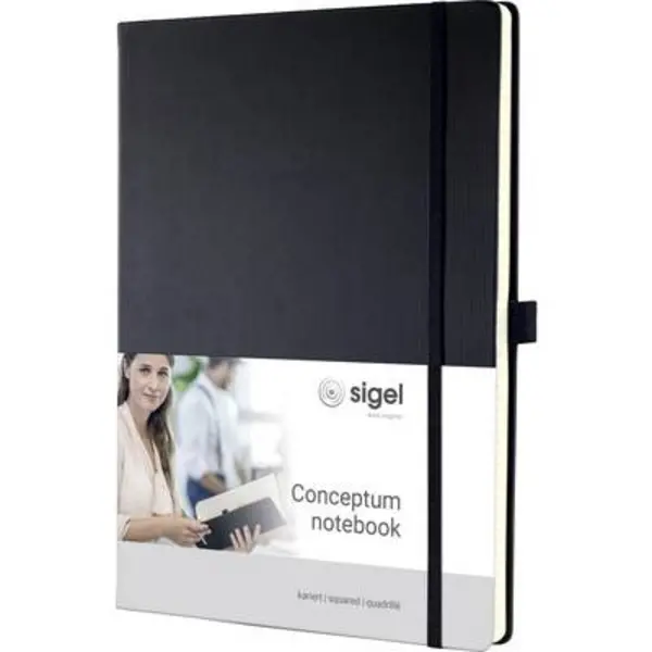 Sigel Sigel CONCEPTUM CO111 Notebook Squared Black No. of sheets: 97 A4 CO111
