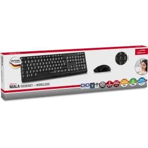 SPEEDLINK Niala Keyboard and Mouse Bundle Wireless - Black