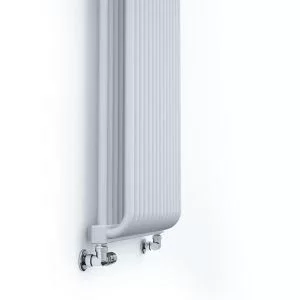 Terma Delfin Vertical Designer Radiator, Soft White (W)580mm (H)1800mm