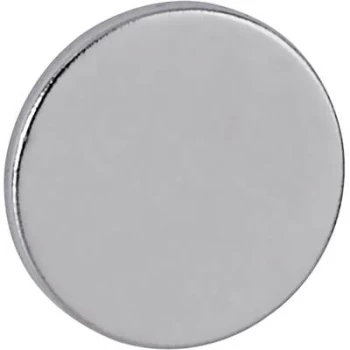 Maul Neodym magnet (Ø x H) 10 mm x 1mm Disc Silver 10 pc(s) 6166196