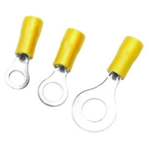 BQ Yellow Crimp Connector Pack of 12