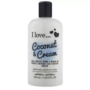 I Love Cosmetics Bath & Shower Creme Coconut & Cream 500 ml