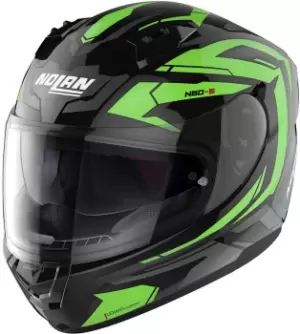 Nolan N60-6 Anchor Helmet, black-green Size M black-green, Size M