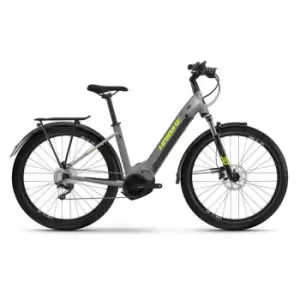 Haibike Trekking 6 Low 2022 Electric Hybrid Bike - Grey