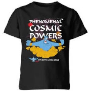 Disney Aladdin Phenomenal Cosmic Power Kids T-Shirt - Black - 9-10 Years