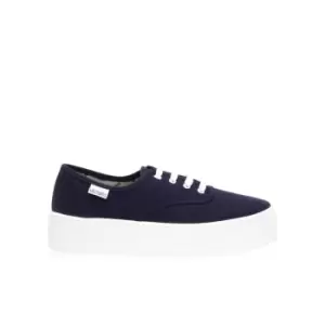 1915 Doble Lona Flatform Trainers in Organic Canvas