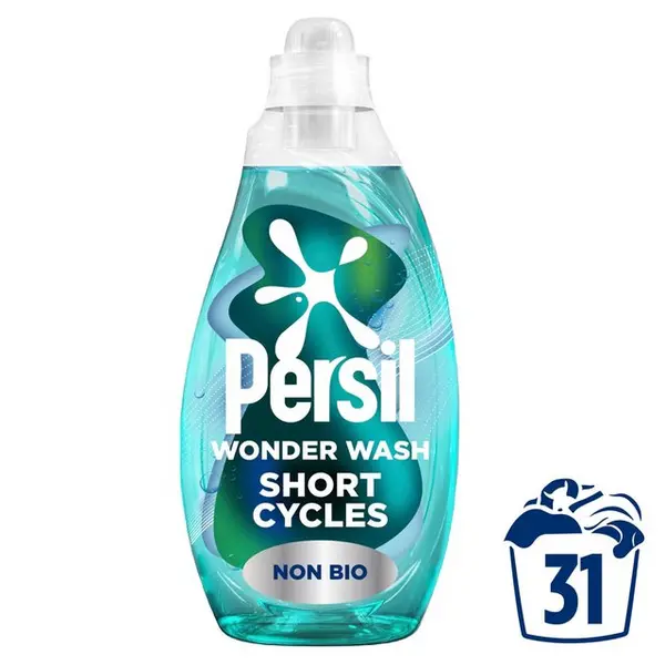 Persil Wonder Wash Non Bio Laundry Washing Liquid Detergent 837ml