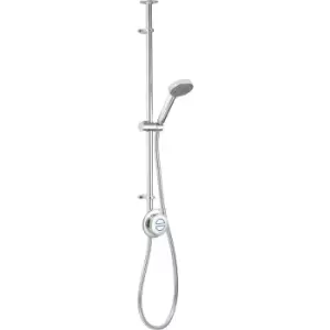 Aqualisa Quartz Classic Smart Digital Exposed Thermostatic Shower HP/Combi Ceiling Fed in Chrome Stainless Steel