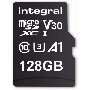 Integral Memory 128GB MicroSDxC Premium High Speed Memory Card