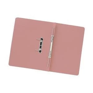 5 Star Foolscap Transfer Spring Files 315gm2 Capacity 38mm Pink 1 x Pack of 50 Files 348 PNKZ