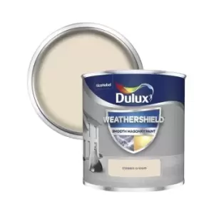 Dulux Weathershield All Weather Protection Classic Cream Smooth Masonry Paint 250ml