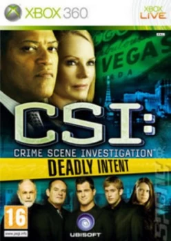 CSI Deadly Intent Xbox 360 Game