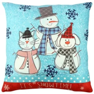 A11871 Multicolor Cushion Snowman 2
