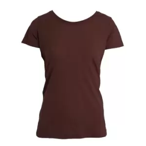 Nakedshirt Womens/Ladies Nancy Triblend T-Shirt (S) (Double Dyed Flame)