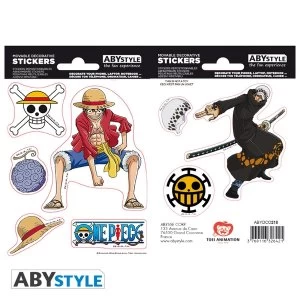 One Piece - Luffy & Law Mini Stickers