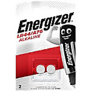 Energizer Button Cell Batteries A76 LR44 1.5V Alkaline 2 Pieces