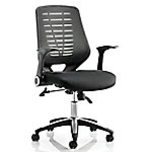 dynamic Ergonomic Operator Office Chair Relay Black Airmesh