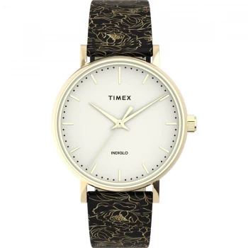 Timex White And Black 'Essential Collection' Watch - TW2U40700 - multicoloured