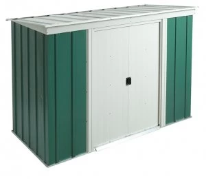 Rowlinson 8ft x 4ft Metal Pent Garden Shed