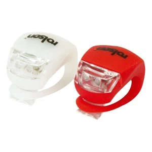 Rolson LED Bicycle Lights - Pack of 2