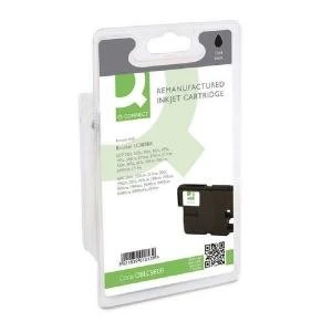 Q-Connect Brother Remanufactured Black Inkjet Cartridge High Yield