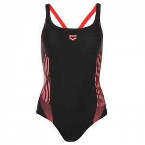 Arena Twinkle Swim Suit Ladies - Black/Pink