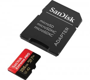 SanDisk Extreme PRO 256GB MicroSDXC Memory Card