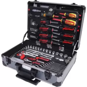 KS Tools 1/4'' + 1/2'' universal tool set, 130 parts, hexagonal