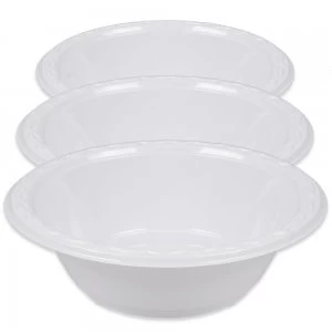 Essential Housewares Disposable Plastic Bowls - 25 Pack