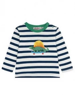 Cath Kidston Baby Boys Dino Long Sleeve T-Shirt - Navy, Size 6-9 Months