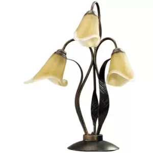 Onli Alga Glass Table Lamp, Glass Shades, 3x E14