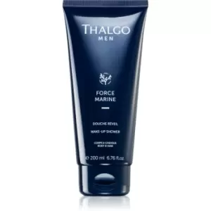 Thalgo Force Marine Wake-Up Shower Energizing Shower Gel for Hair & Body for Men 200ml