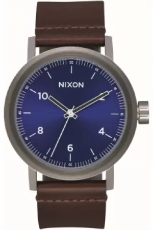 Mens Nixon The Stark Leather Watch A1194-2301