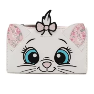 Loungefly Disney Marie Floral Face Flap Wallet
