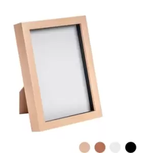 Nicola Spring - 3D Box Photo Frame - A5 (6 x 8') - Light Wood
