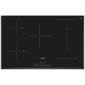 Bosch PVW851FB5E Serie 6 Induction hob 80cm Black surface mount without frame