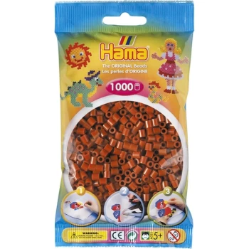 Hama - 1000 Beads in Bag (Reddish Brown)