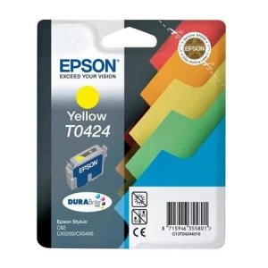 Epson Files T0424 Yellow Ink Cartridge