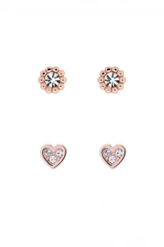 Ted Baker Neenii Nano Heart / Crystal Nano Multi Stud Earring Gift Set TBJ3025-24-02