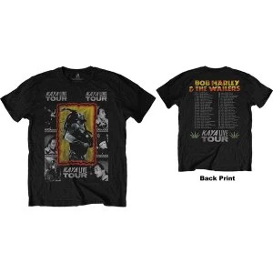 Bob Marley - Kaya Tour Mens X-Large T-Shirt - Black