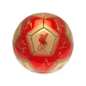 Liverpool Red Gold Size 1 Signature Mini Ball