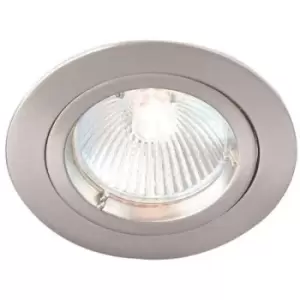 Robus 50W Die Cast Circular Straight Downlight Brushed Chrome - RD101SC-13