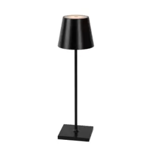 Justin Modern Table Lamp Outdoor - Ø11cm - LED Dim. - 1x2,2W 3000K - IP54 - 3 StepDim - Black