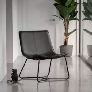 Gallery Direct Hilo Lounge Chair Charcoal 655X675X755Mm