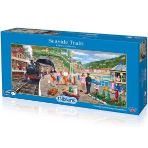 Gibsons Seaside Train Jigsaw Puzzle - 636 Pieces
