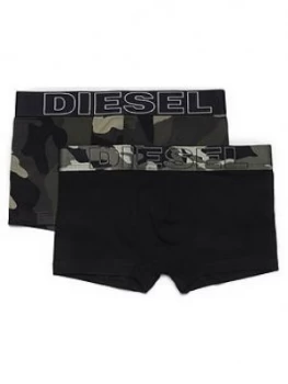Diesel Boys 2 Pack Camo Print Boxer - Multi, Size Age: 8 Years