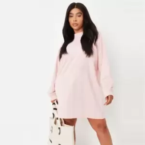 Missguided Basic Sweater Dress - Pink