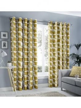 Fusion Capella Lined Eyelet Curtains